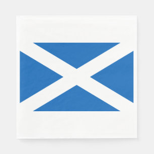 Servilleta De Papel Bandera escocesa (Saltire) (Bandera escocesa)