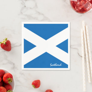 Servilleta De Papel bandera escocesa y moda de fiesta de Escocia / afi