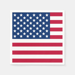 Servilleta De Papel Bandera estadounidense