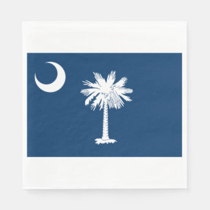 Servilleta De Papel Bandera Estatal de Carolina del Sur