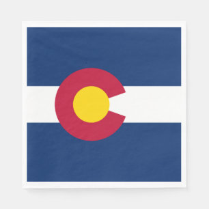 Servilleta De Papel Bandera Estatal de Colorado