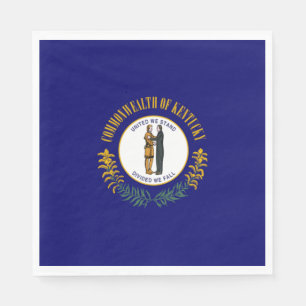 Servilleta De Papel Bandera Estatal de Kentucky