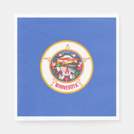 Servilleta De Papel Bandera estatal de Minnesota