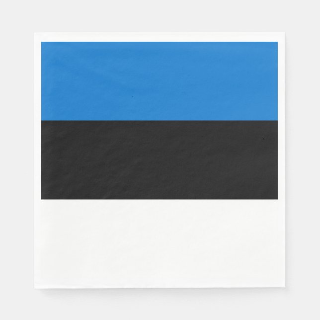 Servilleta De Papel Bandera estonia (Anverso)