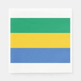 Servilleta De Papel Bandera gabonesa (Gabón)