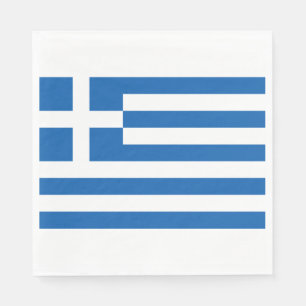 Servilleta De Papel Bandera griega (Grecia)