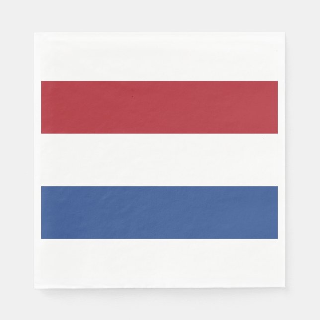 Servilleta De Papel Bandera holandesa (Anverso)