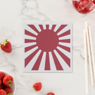 Servilleta De Papel Bandera Imperial de Japón, Tierra del Sol Naciente