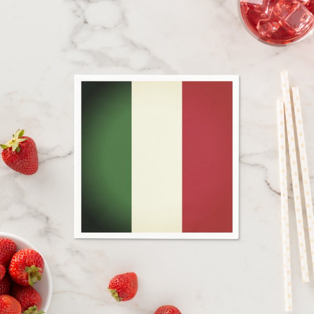 Servilleta De Papel Bandera italiana (In situ)