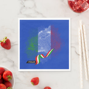 Servilleta De Papel bandera italiana
