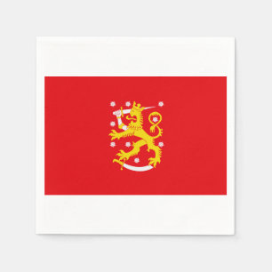 Servilleta De Papel Bandera Medieval de Finlandia