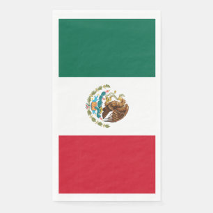 Servilleta De Papel Bandera mexicana - Bandera de México