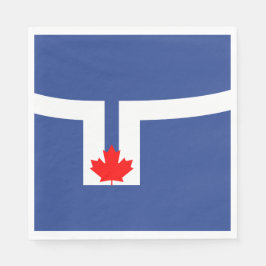 Servilleta De Papel Bandera municipal de Toronto (Canadá)
