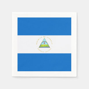 Servilleta De Papel Bandera: Nicaragua