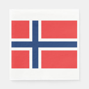 Servilleta De Papel Bandera noruega (Noruega)