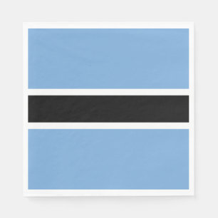Servilleta De Papel Bandera patriótica de Botsuana