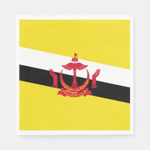 Servilleta De Papel Bandera patriótica de Brunéi