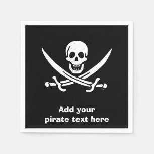 Servilleta De Papel Bandera pirata jolly roger
