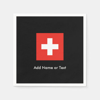 Servilleta De Papel Bandera suiza