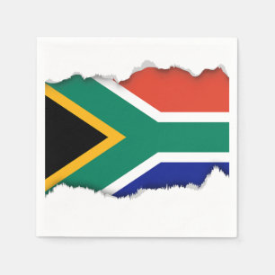 Servilleta De Papel Bandera surafricana