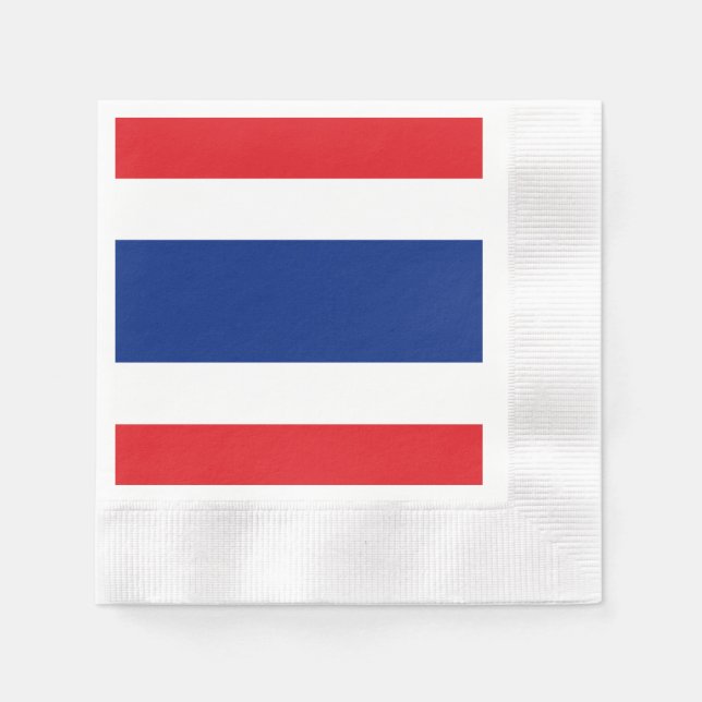Servilleta De Papel Bandera tailandesa (Anverso)