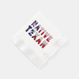 Servilleta De Papel Bandera texana nativa