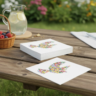 Servilleta De Papel Banderas del mundo de Peace Dove