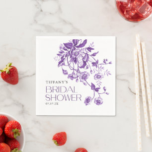 Servilleta De Papel Baño Nupcial Floral Vintage Francés Toile