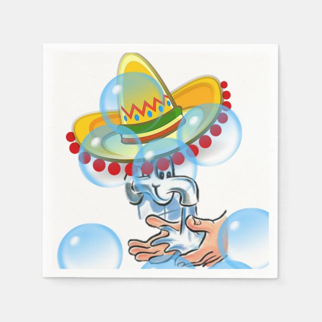 Servilleta De Papel Baño Powder Room Paper Napkins (Anverso)