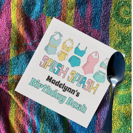 Servilleta De Papel Baño Vintage con bañador de trajes de baño Fiesta