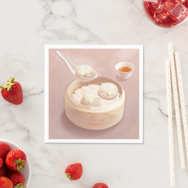 Servilleta De Papel Bao Baby - Tea Time Bao Buddies (In situ)