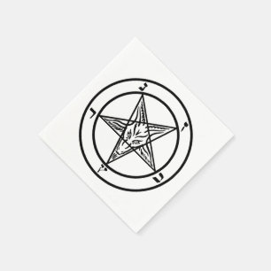 Servilleta De Papel Baphomet