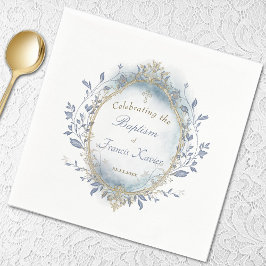 Servilleta De Papel Baptism baby boy