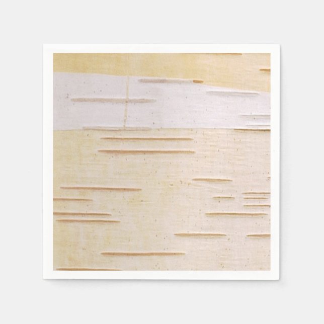 Servilleta De Papel Bárbaro de Birch Napkin plateado (Anverso)