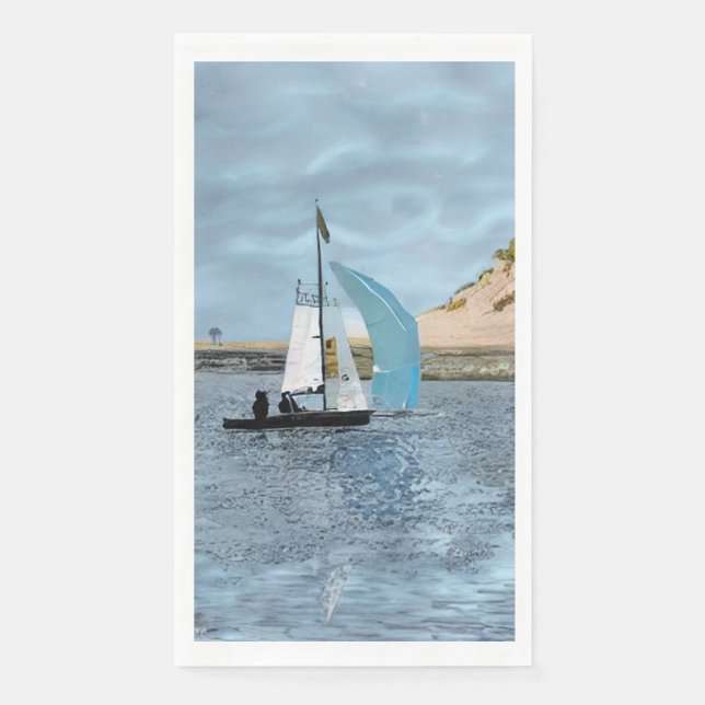 SERVILLETA DE PAPEL BARCO DE VELA (Anverso)