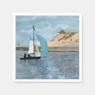 SERVILLETA DE PAPEL BARCO DE VELA