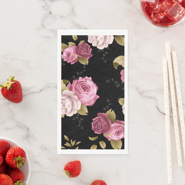 Servilleta De Papel Barcos de Rosas 3 (In situ)