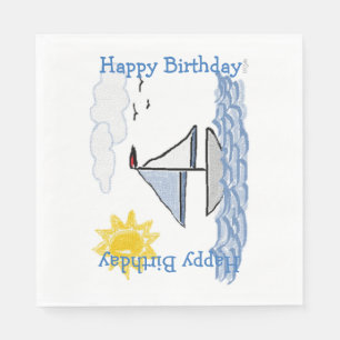 Servilleta De Papel Barcos de vela