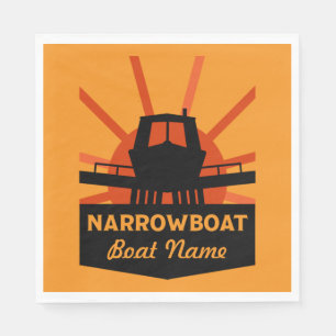 Servilleta De Papel Barcos estrechos Y Regalos De Canalera