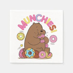 Servilleta De Papel ¡Bare Bears - Grizz Donut Munchies!