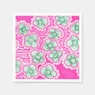 Servilleta De Papel Barnacles y brotes de pincel