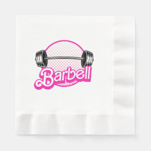Servilleta De Papel Barra de pesas - rosa
