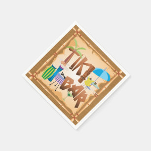 Servilleta De Papel Barra Tiki