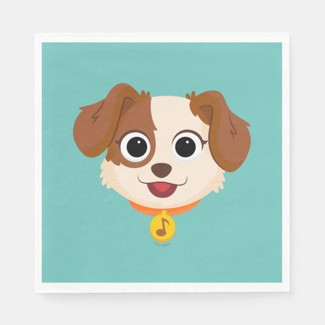 Servilleta De Papel Barrio Sésamo | Cara de tango (Anverso)