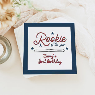Servilleta De Papel BARRY Rookie del año Béisbol Primer cumpleaños