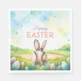 Servilleta De Papel Baseball tema de Pascua 