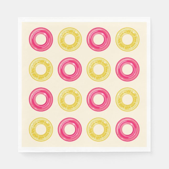 Servilleta De Papel Bash Fiesta del grupo Splish Splash Cumpleaños (Anverso)