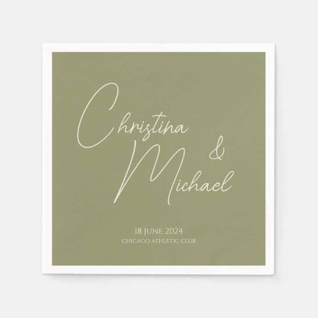 Servilleta De Papel Basil ・ Guión manuscrito (Anverso)