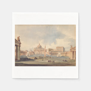 Servilleta De Papel Basílica Papal de San Pedro en el Vaticano