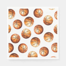 Servilleta De Papel Basketball Party Napkins